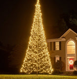 Fairybell Christmas Tree Lights - 6m Flagpoles
