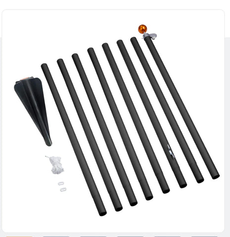 Fairybell Flagpole - 8m Flagpoles