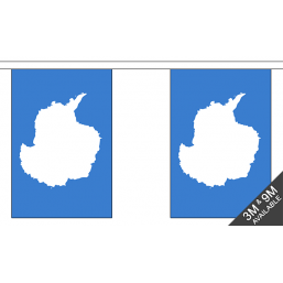 Antarctica Flag - Fabric Bunting Flags - United Flags And Flagstaffs