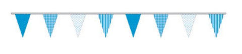 Economy Fabric Bunting - Baby Blue Party - United Flags And Flagstaffs