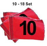 Golf Flag Sets - Numbered 1-9 or 10-18 Flags - United Flags And Flagstaffs