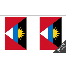 Antigua Flag - Fabric Bunting Flags - United Flags And Flagstaffs