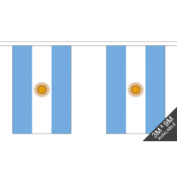 Argentina Flag - Fabric Bunting Flags - United Flags And Flagstaffs