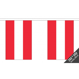 Austria Flag - Fabric Bunting Flags - United Flags And Flagstaffs