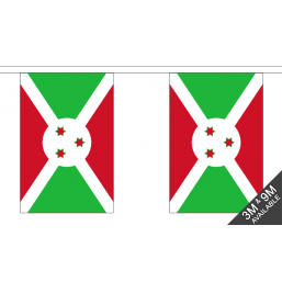 Burundi Flag - Fabric Bunting Flags - United Flags And Flagstaffs