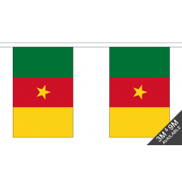 Cameroon Flag - Fabric Bunting Flags - United Flags And Flagstaffs