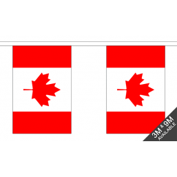 Canada Flag - Fabric Bunting Flags - United Flags And Flagstaffs