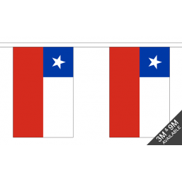 Chile Flag - Fabric Bunting Flags - United Flags And Flagstaffs