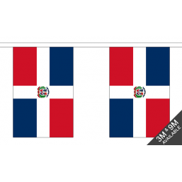 Dominican Republic Flag - Fabric Bunting Flags - United Flags And Flagstaffs