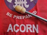 Squirrel Scout Acorn Flagpole Topper