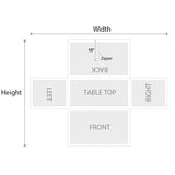 Table Cover - Fitted Zip Back