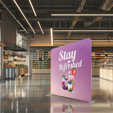 Free Standing Fabric Banner - Sloping Top