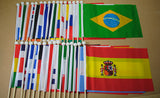 Burkina Faso Fabric National Hand Waving Flag  - United Flags And Flagstaffs