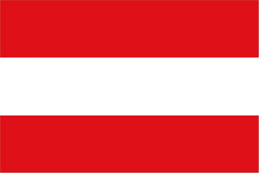 Austria (Civil) National Flag Printed Flags - United Flags And Flagstaffs