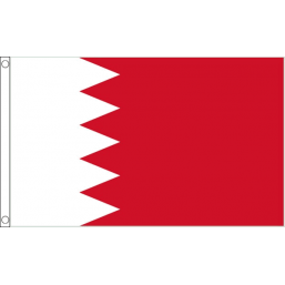Bahrain National Flag - Budget 5 x 3 feet  - United Flags And Flagstaffs