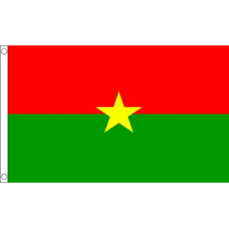 Burkina Faso National Flag - Budget 5 x 3 feet Flags - United Flags And Flagstaffs