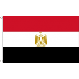 Egypt National Flag - Budget 5 x 3 feet Flags - United Flags And Flagstaffs