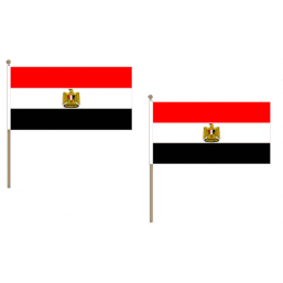 Egypt Fabric National Hand Waving Flag  - United Flags And Flagstaffs