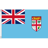 Fiji National Flag - Budget 5 x 3 feet Flags - United Flags And Flagstaffs