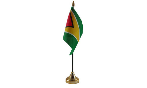 Guyana Table Flag Flags - United Flags And Flagstaffs