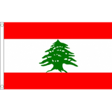 Lebanon National Flag - Budget 5 x 3 feet Flags - United Flags And Flagstaffs