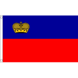 Liechtenstein National Flag - Budget 5 x 3 feet Flags - United Flags And Flagstaffs