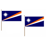 Marshall Islands Fabric National Hand Waving Flag Flags - United Flags And Flagstaffs