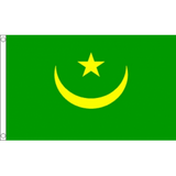 Mauritania Faso National Flag - Budget 5 x 3 feet Flags - United Flags And Flagstaffs