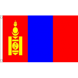 Mongolia National Flag - Budget 5 x 3 feet Flags - United Flags And Flagstaffs