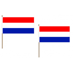 Netherlands Fabric National Hand Waving Flag Flags - United Flags And Flagstaffs