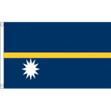 Nauru National Flag - Budget 5 x 3 feet Flags - United Flags And Flagstaffs