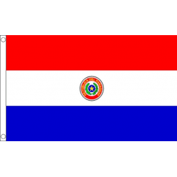 Paraguay National Flag - Budget 5 x 3 feet Flags - United Flags And Flagstaffs