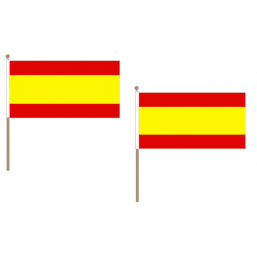 Spain (Civil) Fabric National Hand Waving Flag Flags - United Flags And Flagstaffs