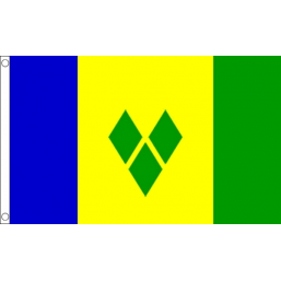 St Vincent and Grenadines National Flag - Budget 5 x 3 feet Flags - United Flags And Flagstaffs