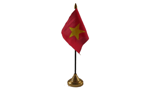Vietnam Table Flag Flags - United Flags And Flagstaffs