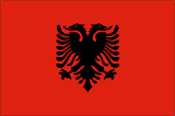 Albania National Flag Sewn Flags - United Flags And Flagstaffs