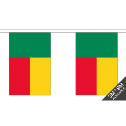 Benin Flag - Fabric Bunting Flags - United Flags And Flagstaffs