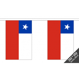 Chile Flag  - Fabric Bunting Flags - United Flags And Flagstaffs