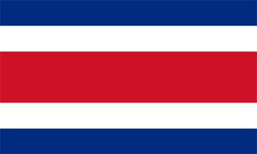 Costa Rica (Civil) National Flag Sewn Flags - United Flags And Flagstaffs