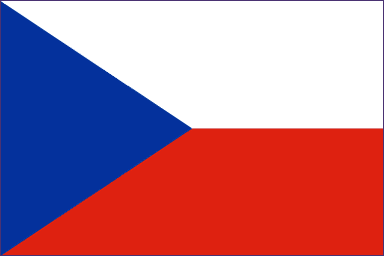 Czech National Flag Printed Flags - United Flags And Flagstaffs