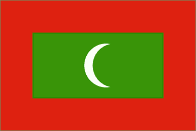 Maldives National Flag Printed Flags - United Flags And Flagstaffs