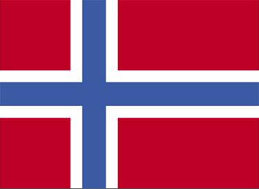 Norway National Flag Printed Flags - United Flags And Flagstaffs