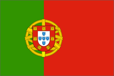 Portugal National Flag Printed Flags - United Flags And Flagstaffs