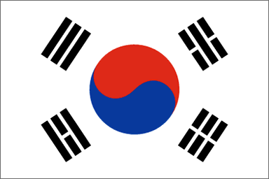 Korea (South) (Republic) National Flag Sewn Flags - United Flags And Flagstaffs