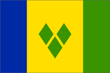 St Vincent and Grenadines National Flag Sewn Flags - United Flags And Flagstaffs