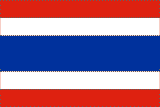 Thailand National Flag Printed Flags - United Flags And Flagstaffs