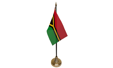 Vanuatu Table Flag Flags - United Flags And Flagstaffs